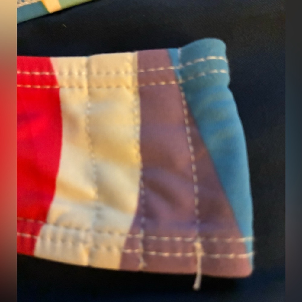 Anne Cole Multicolor Striped Halter Bikini Top - Picture 7 of 10